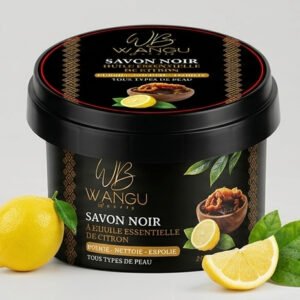 Savon noir à huile éssentielle de citron
