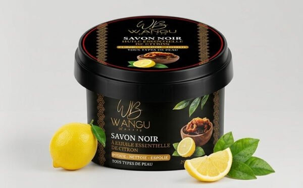 Savon noir à huile éssentielle de citron